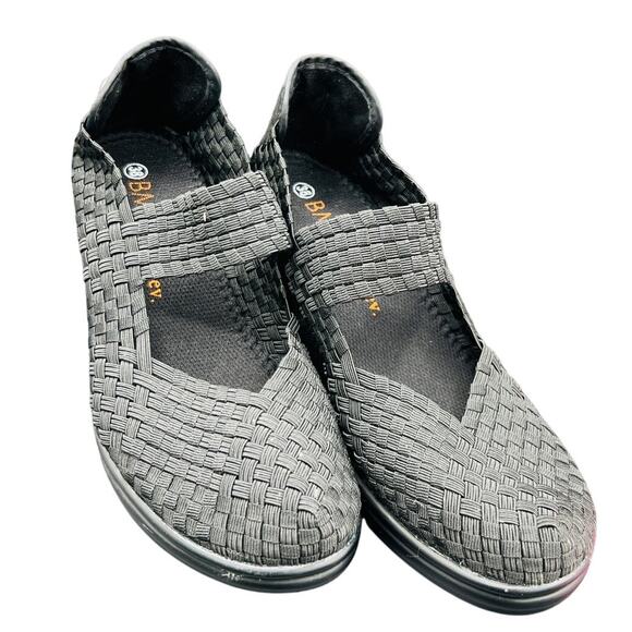 Bernie Mev Shoes - ✨ Bernie Mev Black Woven Heels SZ 38/7 Comfort Stretch Shoes Y2K Workwear Chic